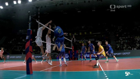 ME ve volejbalu mužů 2023 - Francie - Rumunsko