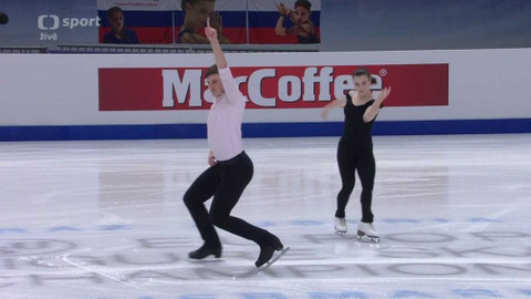 ME v krasobruslení 2020 Rakousko - Volné jízdy sportovních dvojic