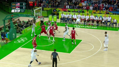 XXXI. letní olympijské hry 2016 Rio de Janeiro - Basketbal: USA - Srbsko (muži)