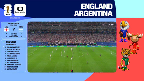 MS ve fotbale mužů 2026 - Anglie - Argentina