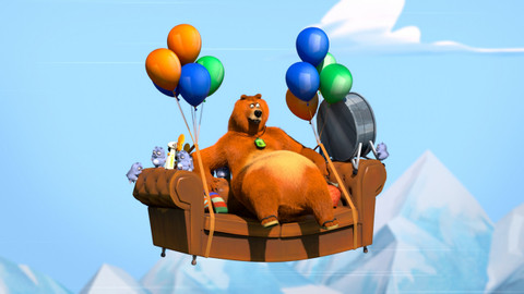 Méďa a lumíci - Létání s lumíky