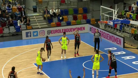 Evropská liga v basketbalu - ZVVZ USK Praha - CJM Bourges Basket