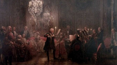 Mistrovská díla - Adolf von Menzel – Flétnový koncert