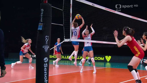 MS ve volejbalu žen 2022 Nizozemsko, Polsko - Čína - Česko