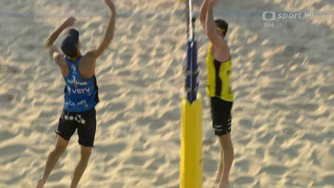 Plážový volejbal - Perušič / Schweiner (CZE) - Cottafava / Nicolai (ITA)