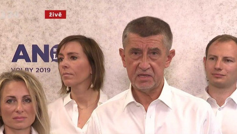 Mimořádné pořady ČT24 - TK hnutí ANO při zahájení kampaně do evropských voleb