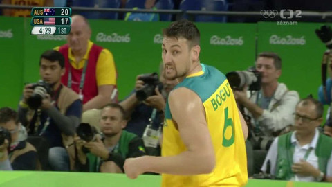 XXXI. letní olympijské hry 2016 Rio de Janeiro - Basketbal: Austrálie - USA (muži)