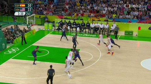 XXXI. letní olympijské hry 2016 Rio de Janeiro - Basketbal: Španělsko - USA (muži)