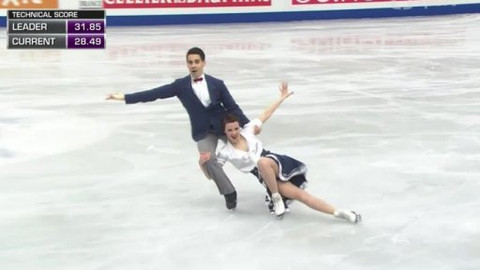 MS v krasobruslení 2014 Japonsko - Taneční páry - krátký program