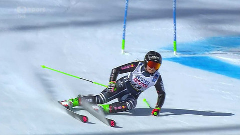 MS v alpském lyžování 2021 Itálie - 1. kolo obřího slalomu žen