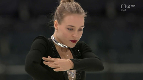 ME v krasobruslení 2025 Estonsko - Krátký program žen