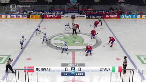 MS v ledním hokeji 2021 Lotyšsko - Norsko - Itálie