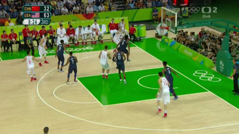 XXXI. letní olympijské hry 2016 Rio de Janeiro - Basketbal: Čína - USA (muži)