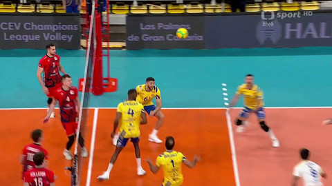 Liga mistrů ve volejbalu - Guaguas Las Palmas - VK Lvi Praha