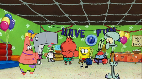 SpongeBob v kalhotách - Večírek