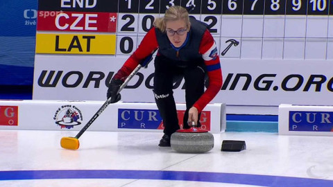 Curling - Lotyšsko - Česko