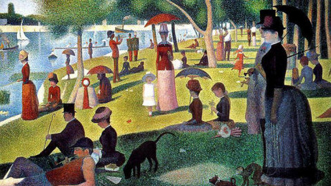 Soukromí mistrovského díla - Seurat: Nedělní odpoledne na ostrově Grande Jatte