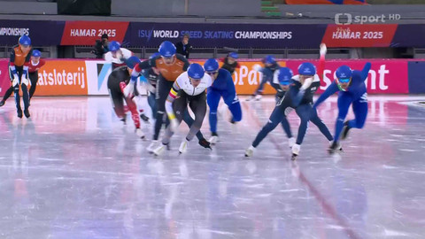 MS v rychlobruslení 2025 Norsko - Závod mužů s hromadným startem