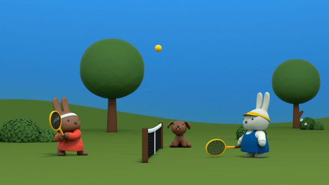 Miffy a její dobrodružství - 5/78 Miffy hraje tenis