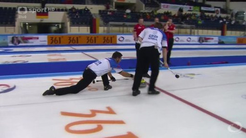 Curling - ČR - Německo