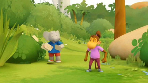 Babar a Baduova dobrodružství - 37/52 Vzkaz ve větru/Sloni neskákají