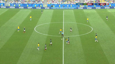 FIFA MS ve fotbalu 2018 Rusko - Brazílie - Mexiko