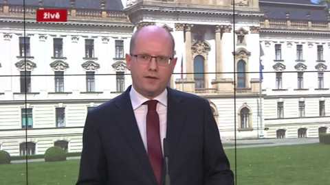 Mimořádné pořady ČT24 - Demise vlády