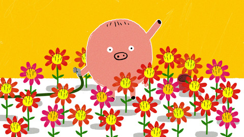 Naše prasátko - 28/52 Květinka