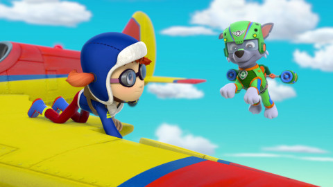 Tlapková patrola - Tlapky zachraňují létající Turboty / Tlapky zachraňují letadlo