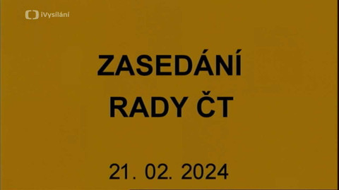 Jednání Rady České televize - 2. jednání Rady ČT v roce 2024