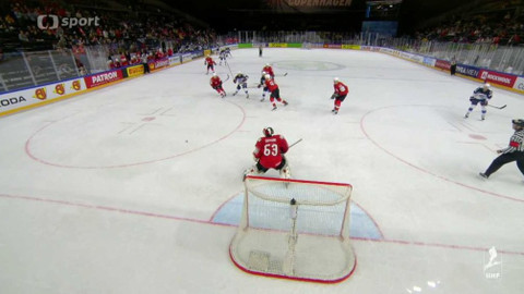 MS v ledním hokeji 2018 Dánsko - Švýcarsko - Francie