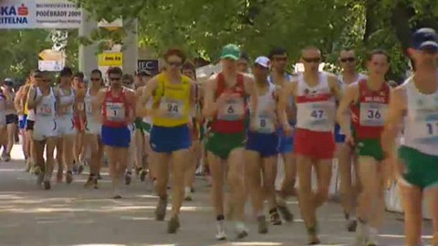 Sportovní běh a chůze - M ČR v chůzi Poděbrady