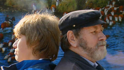 Teď vedou, babička s dědou - Václav Fanta s vnukem