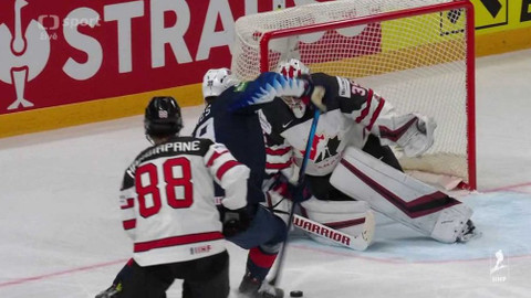 MS v ledním hokeji 2021 Lotyšsko - USA - Kanada