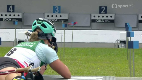 MS v letním biatlonu 2022 Německo - Závod hromadného startu žen