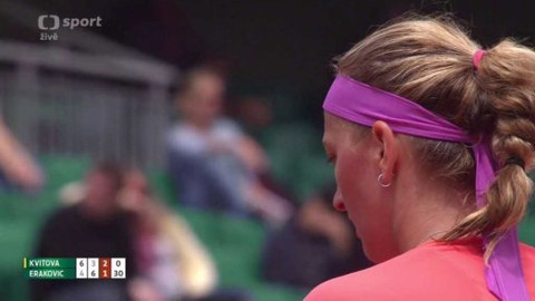 French Open 2015 - Petra Kvitová - Marina Erakovicová (dvouhra žen - 1. kolo)