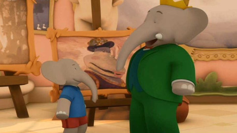 Babar a Baduova dobrodružství - 46/52 Kejkle s banány/Závody v Opičákově