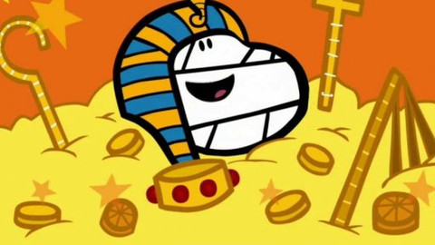 Minuta v muzeu - Dveře s dřevěnou mřížkou z Egypta