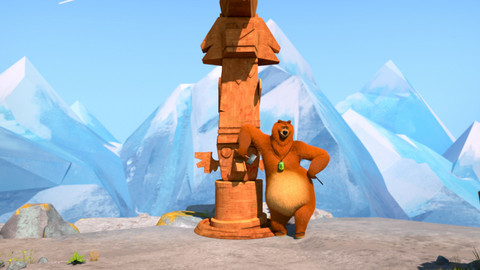 Méďa a lumíci - Medvěd umělcem