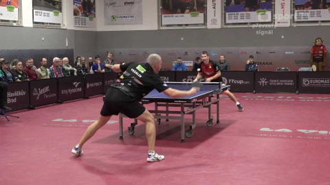 Extraliga stolního tenisu - HB Ostrov Havlíčkův Brod - SF SKK El Niňo Praha