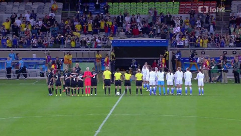 XXXI. letní olympijské hry 2016 Rio de Janeiro - Fotbal: USA - Nový Zéland (ženy)