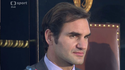 Roger Federer v Praze