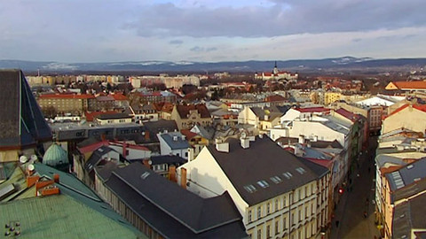 Vzduchoplavec Kráčmera - Nad Olomoucí