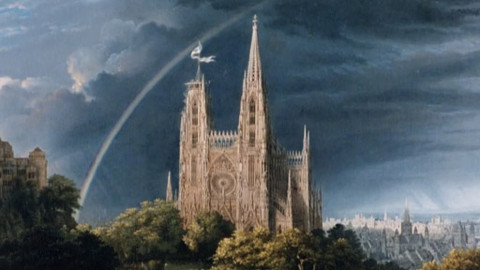 Mistrovská díla - Karl Friedrich Schinkel – Středověké město na březích řeky