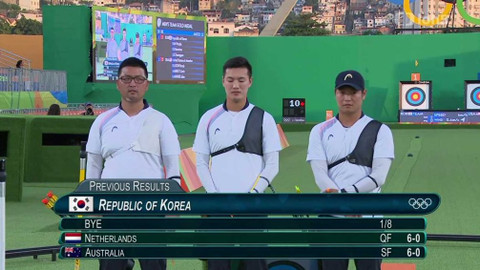 XXXI. letní olympijské hry 2016 Rio de Janeiro - Lukostřelba: Družstva mužů