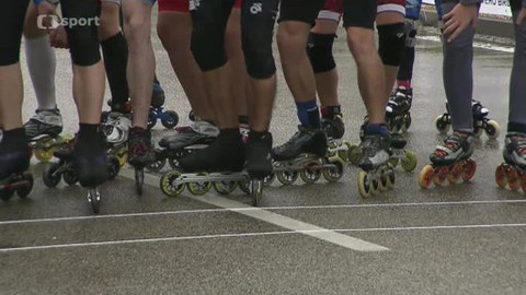Inline bruslení - Český pohár v silničním in-line půlmaratonu