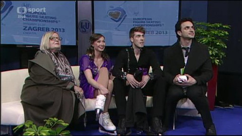 ME v krasobruslení 2013 Chorvatsko - Krátký program tanečních párů 2.