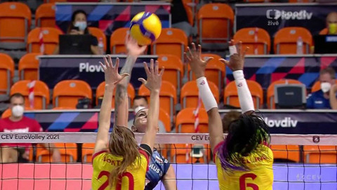 ME ve volejbalu žen 2021 - Polsko - Španělsko