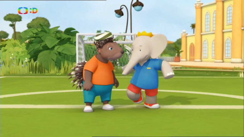 Babar a Baduova dobrodružství - 11/13 Ctitel slečny Pštrosové/Nepříliš povedený žertík