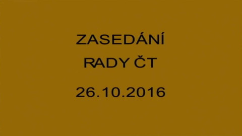 Jednání Rady České televize - 17. jednání Rady ČT v roce 2016